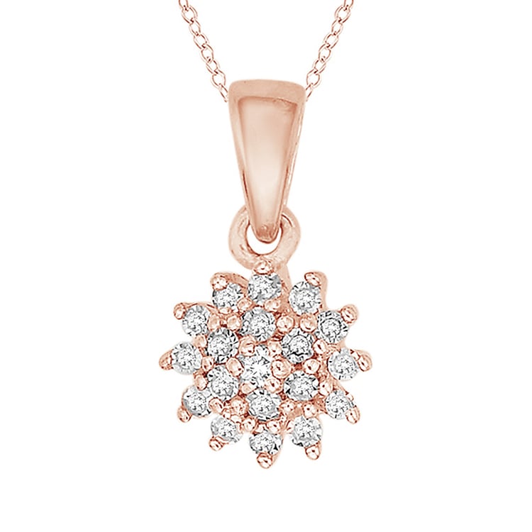 Přívěsek z růžového zlata 95097