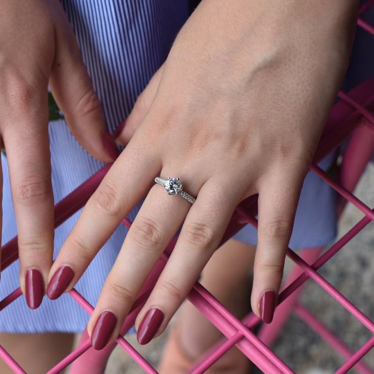 Prsten s diamantem 32139