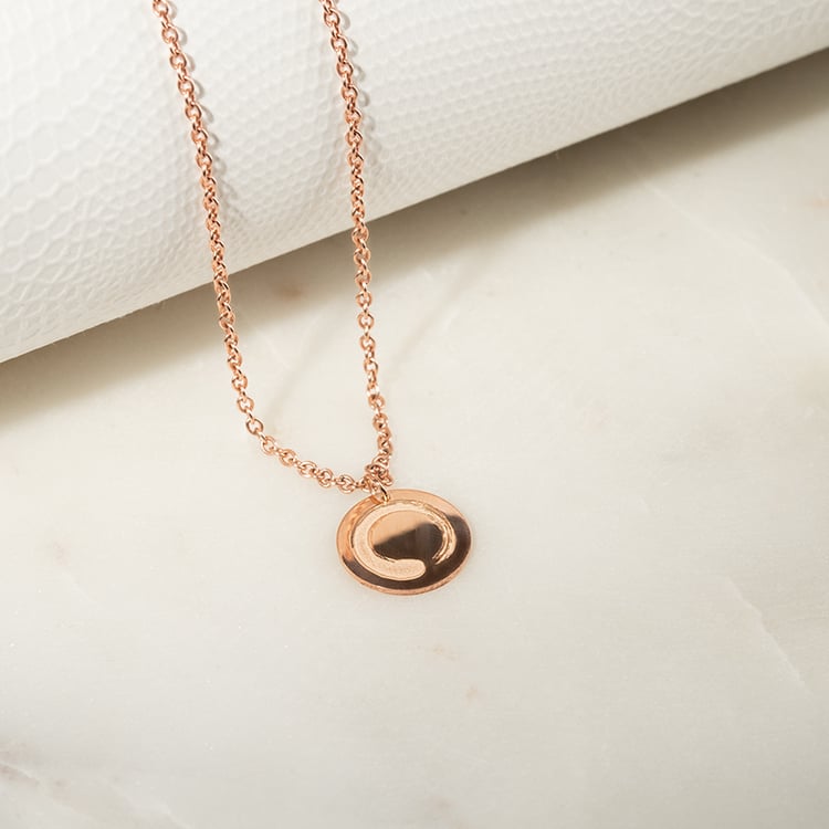 Stříbrný jóga přívěsek se symbolem Enso 133971