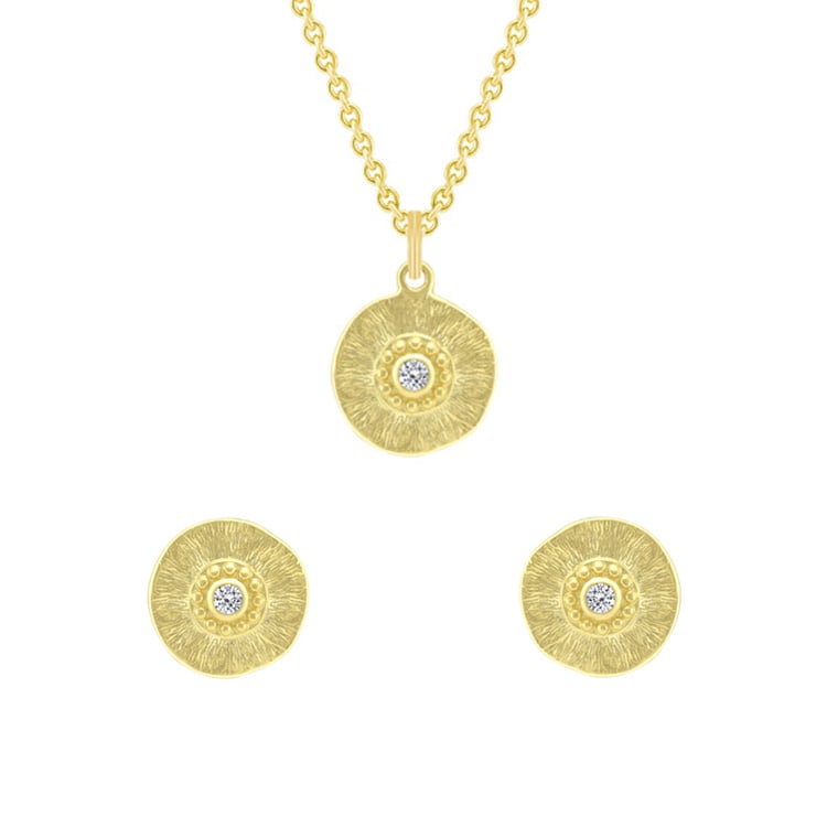 Kolekce pozlacených šperků se zirkony