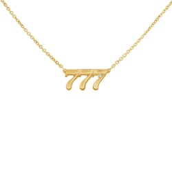 Náhrdelník s diamantem Andělská čísla