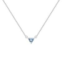 Minimalistický náhrdelník s akvamarínem Modu