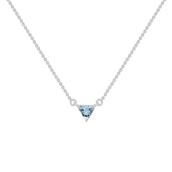 Minimalistický náhrdelník s akvamarínem Modu