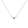 Minimalistický náhrdelník s akvamarínem Modu