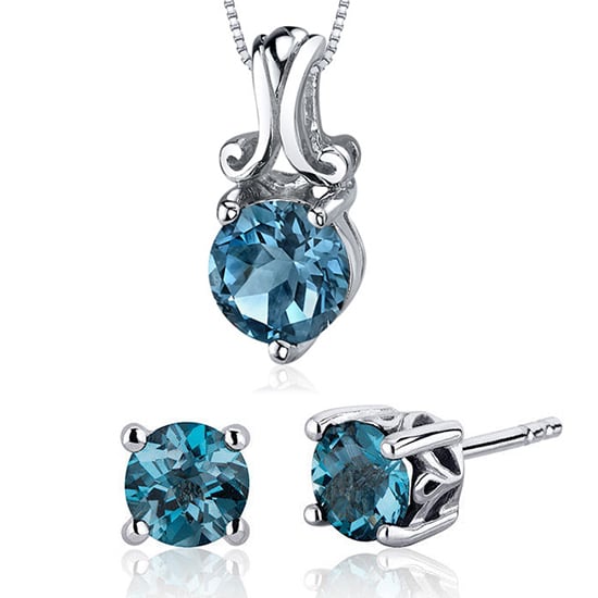 Stříbrná kolekce s londýnskými topazy Padrig