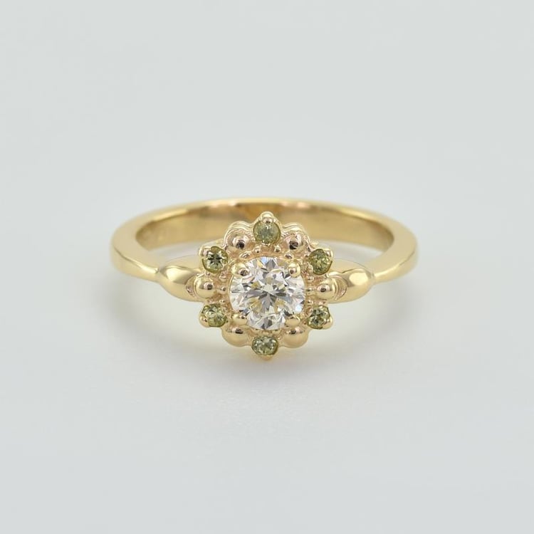 Zásnubní prsten ze zlata 43638