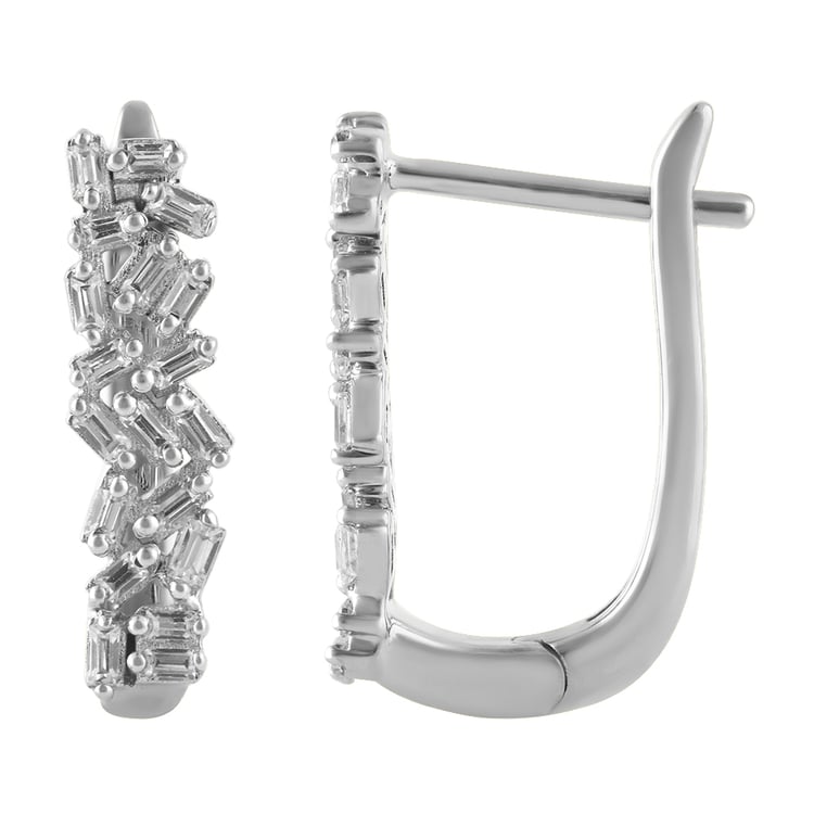 Zlaté náušnice s lab-grown diamantem Cathie 163400