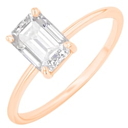 Zásnubní prsten s výběrem písmene a diamanty Olson