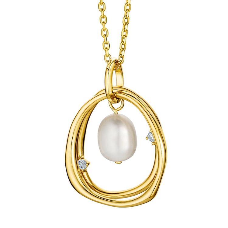 Pozlacený přívěsek ze stříbra