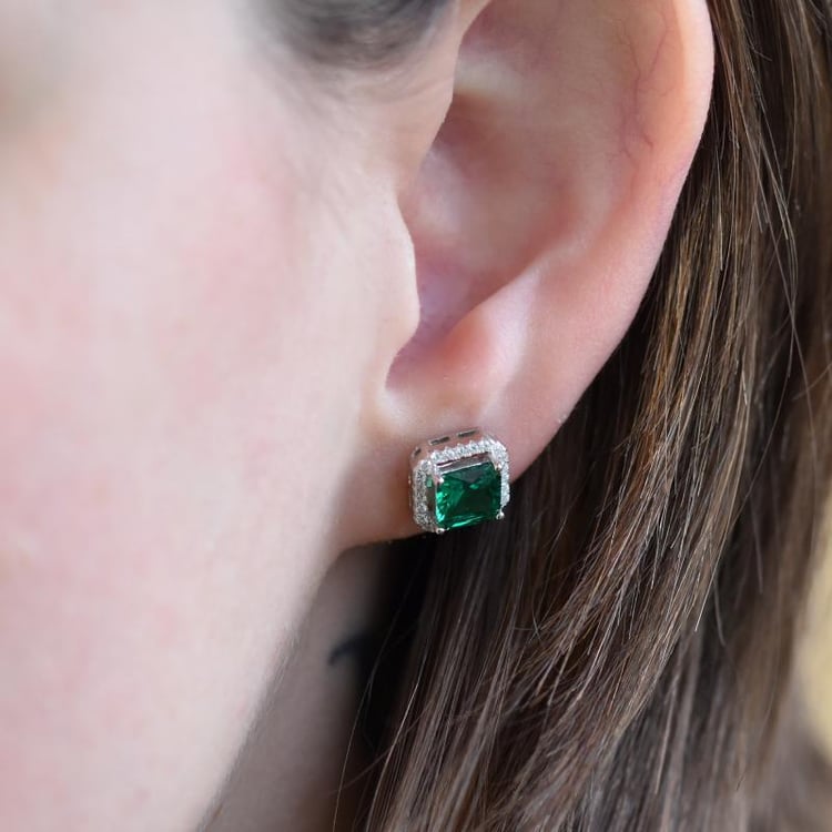 Náušnice se smaragdy 21715