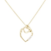 Přívěsek matka a dítě s diamanty Eisa