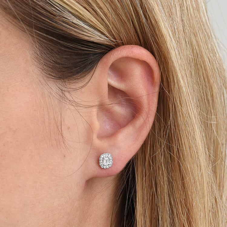 Diamantové náušnice ze zlata 85765