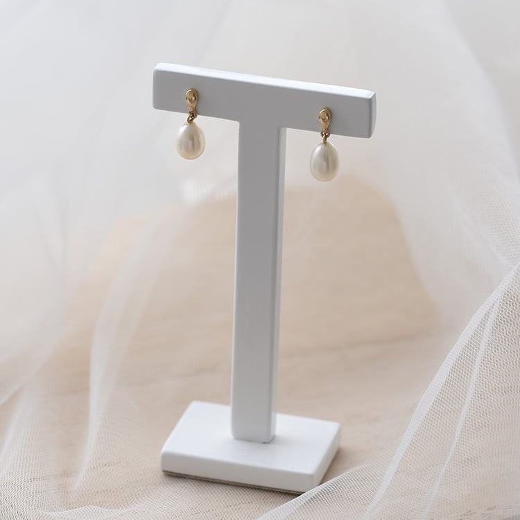 Elegantní perlové náušnice 63750