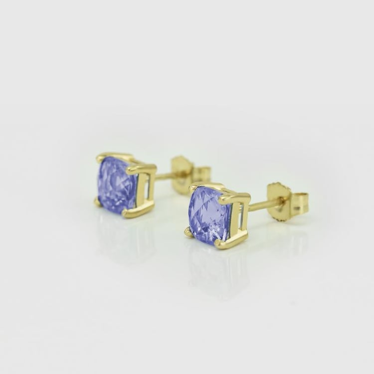 Náušnice s tanzanity 17226