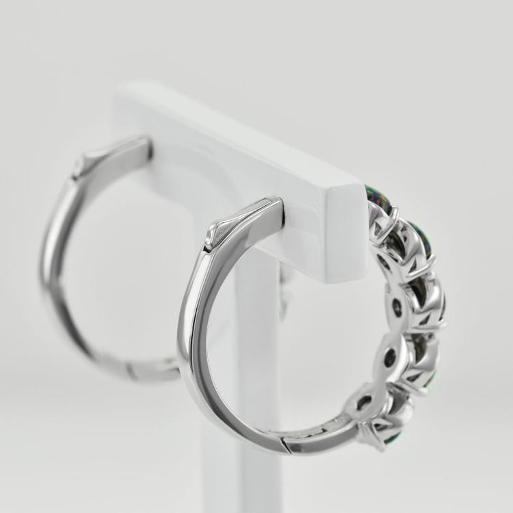 Náušnice ze stříbra 35755