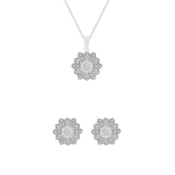 Diamantová sada šperků ze zlata Vilette