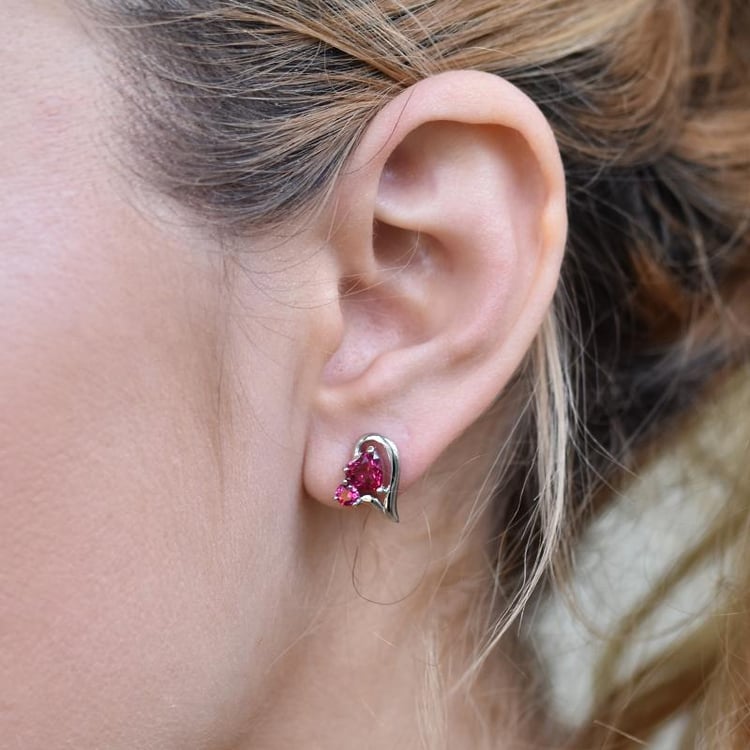 Náušnice srdíčka 28018