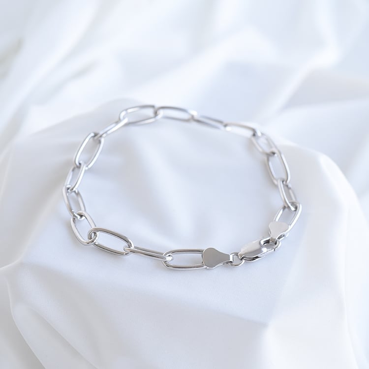 Stříbrný náramek 91110