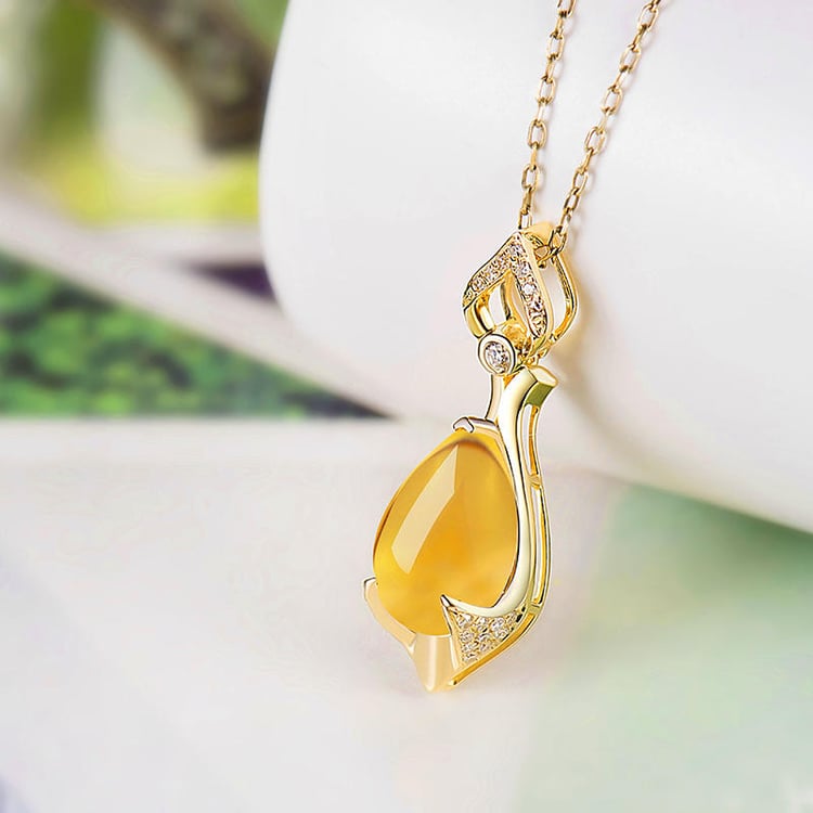 Přívěsek s citrínem 18390