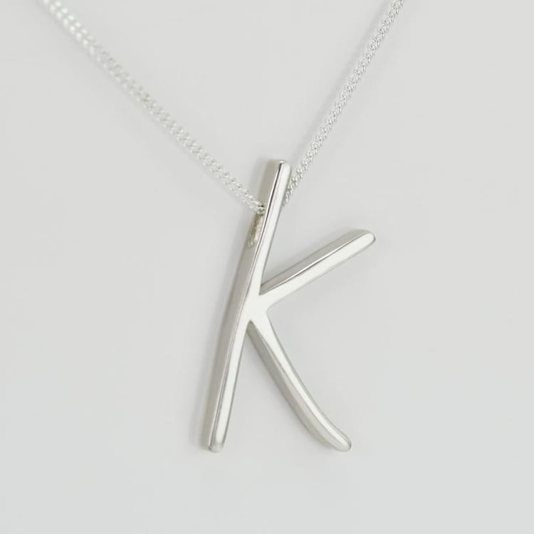 Stříbrný písmenkový náhrdelník 15941