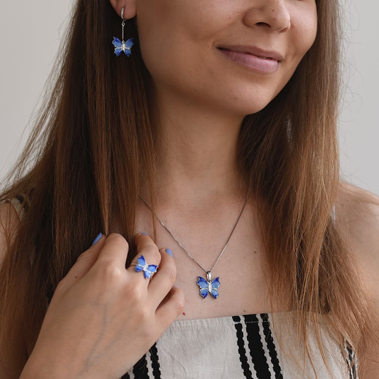 Přívěsek s motýlem 63992