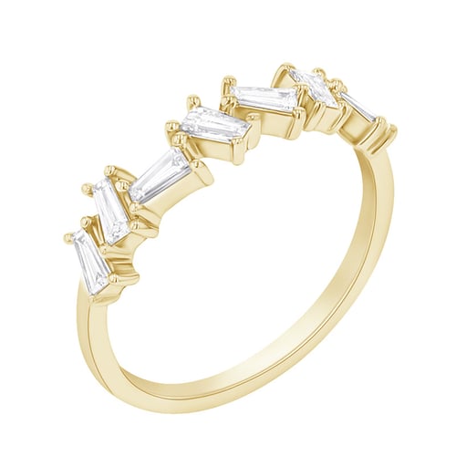 Minimalistický prsten s lab-grown diamanty Egino