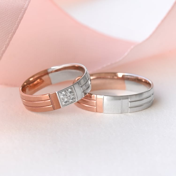 Snubní prsteny s diamanty 77759