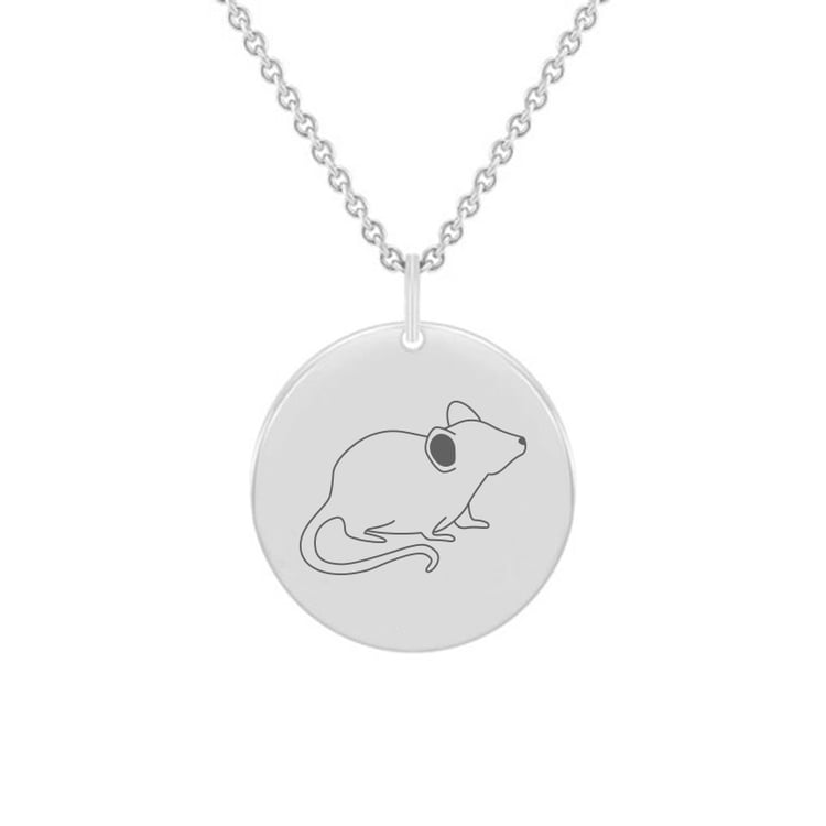 Stříbrný personalizovaný náhrdelník Čínské znamení zvěrokruhu 134840