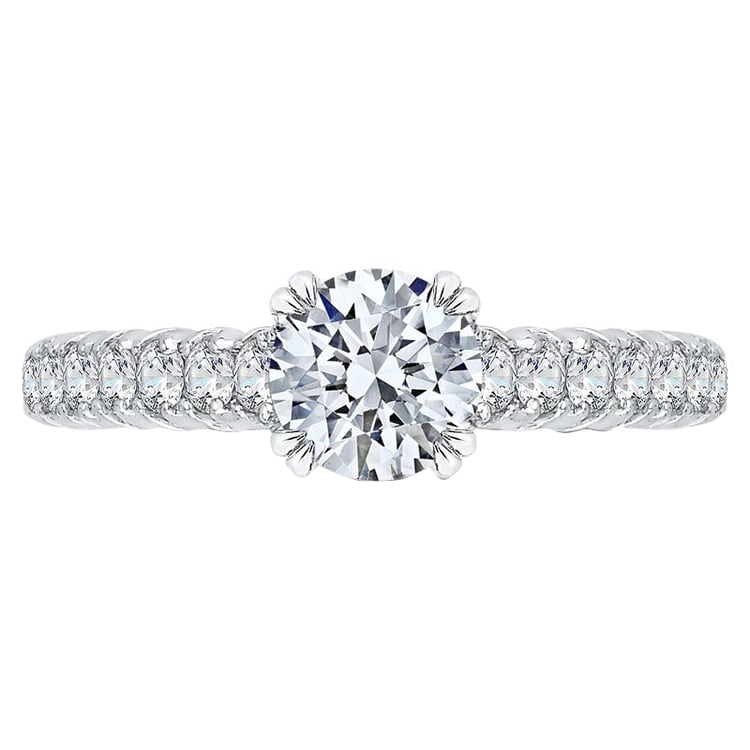 Diamantový zásnubní prsten ze zlata 46278