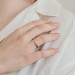 Set prstenů se salt and pepper diamantem Guerra