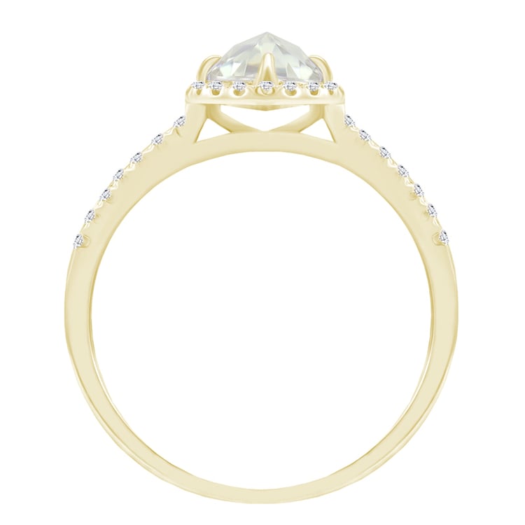 Prsten s moissanitem 40539