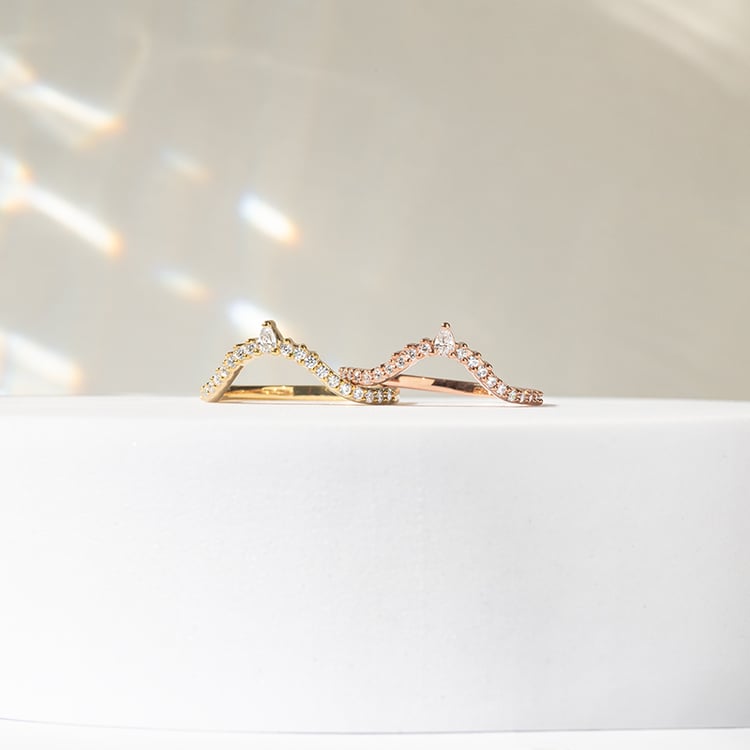 Vykrojený eternity prsten s diamanty Phineas 141470