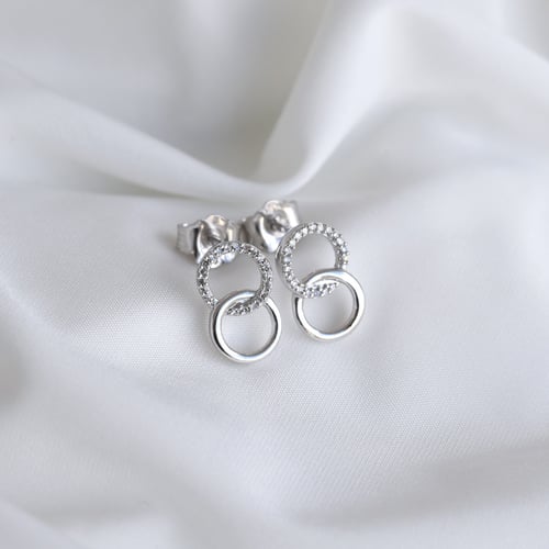 Elegantní náušnice s diamanty Landyh