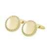 Manžetové knoflíčky ze žlutého zlata s diamanty Unger