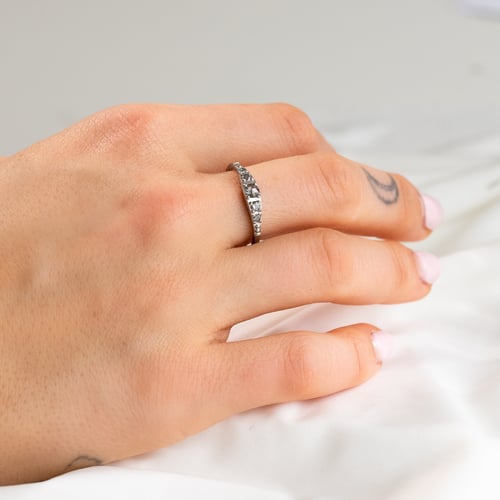 Prsten se salt and pepper diamanty Tamir