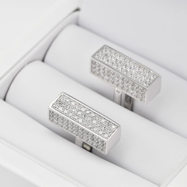 Stříbrné manžetové knoflíky