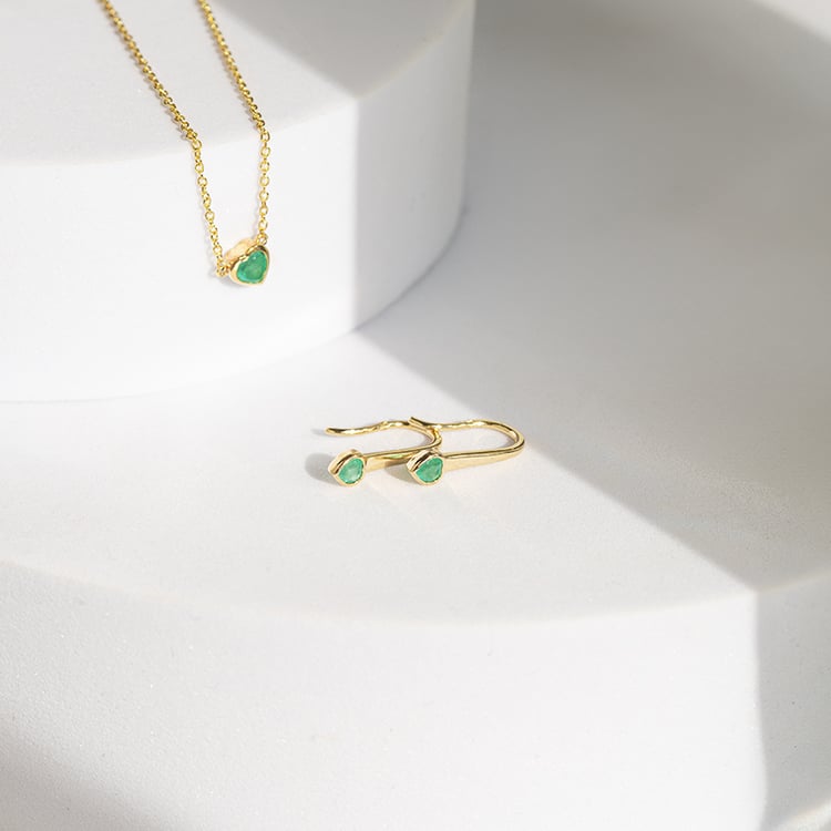 Smaragdová kolekce šperků Roshni 145817