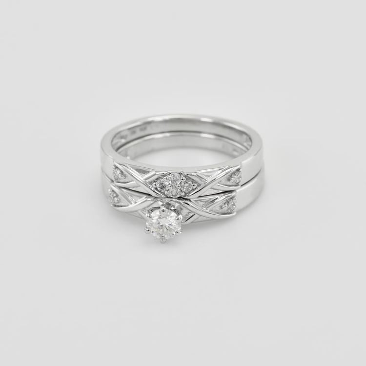 Zlaté diamantové prsteny 38396