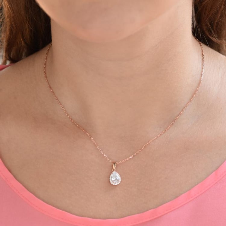 Stříbrný pozlacený náhrdelník 19965