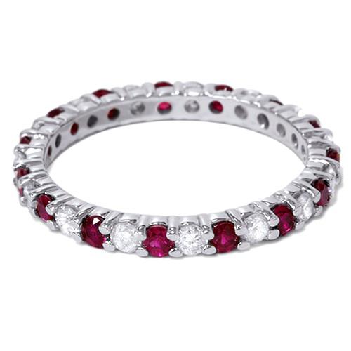  Zlatá obroučka s diamanty a rubíny 2688