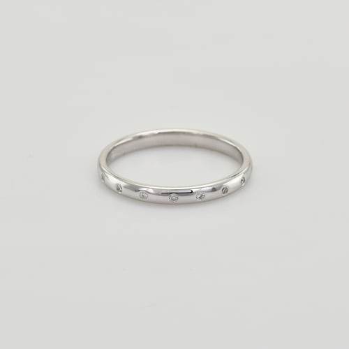 Zlatý eternity snubní prsten s lab-grown diamanty a komfortní pánský Miomi