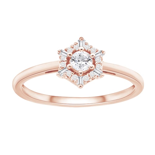 Zlatá sada šperků s lab-grown diamanty Kirstin