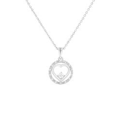 Romantický přívěsek s diamanty Karoline