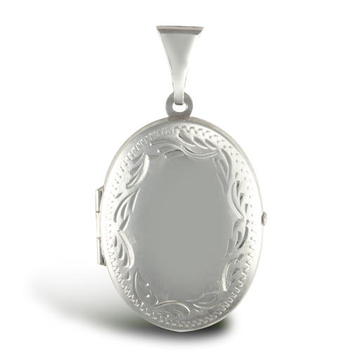 Stříbrný medailonek