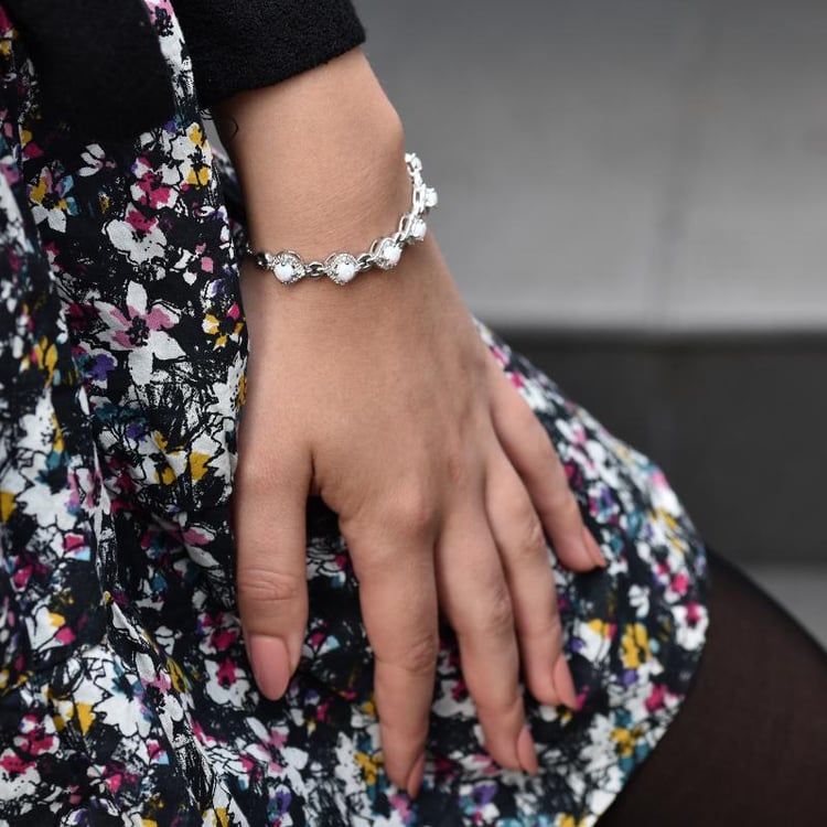 Elegantní opálový náramek 31835