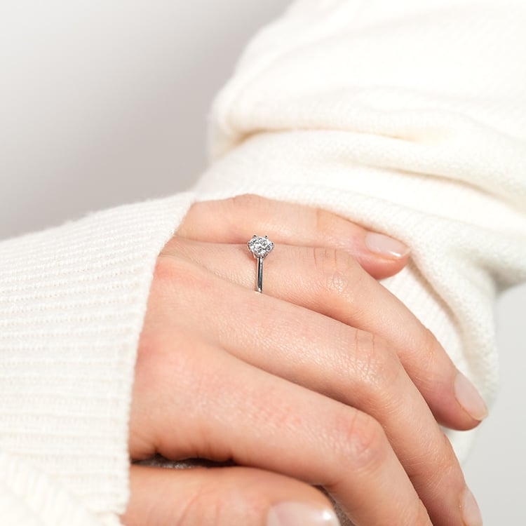 Zásnubní prsten s diamantem Rabby 151616