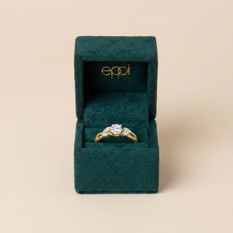 Rozvodový romantický zásnubní prsten s lab-grown diamanty 165120