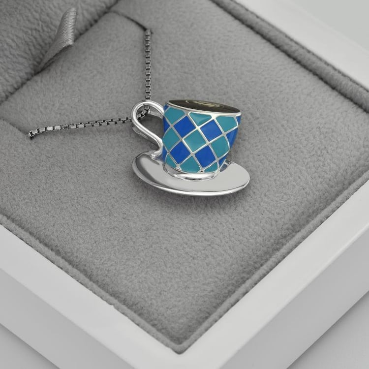 Náhrdelník šálek kávy 43370