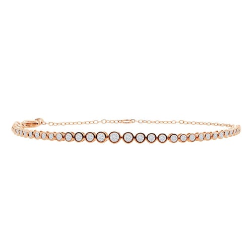 Elegantní zlatý náramek s lab-grown diamanty Sonja