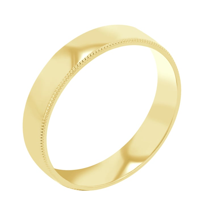 Zlaté snubní prsteny se zdobenými okraji Rayan 113877